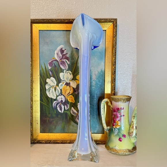 1960s Murano Jack in the Pulpit "Calla Lily" Glass Vase - Picture 4 of 10